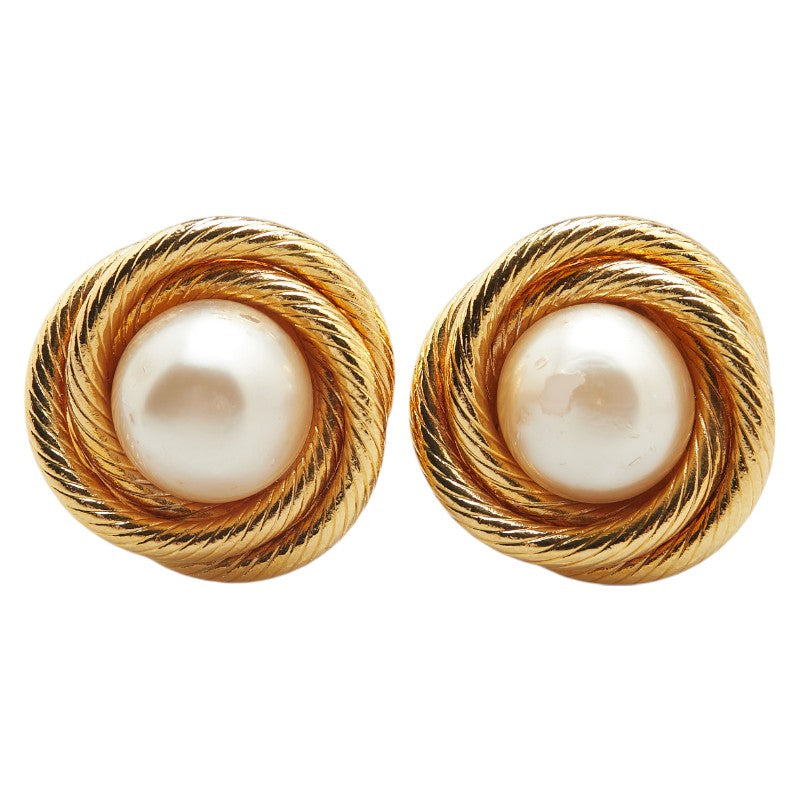 Chanel Pearl Vintage Earrings