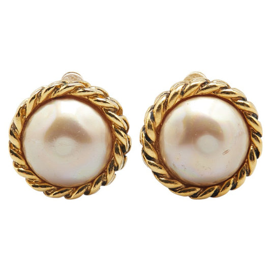 Chanel Pearl Vintage Earrings