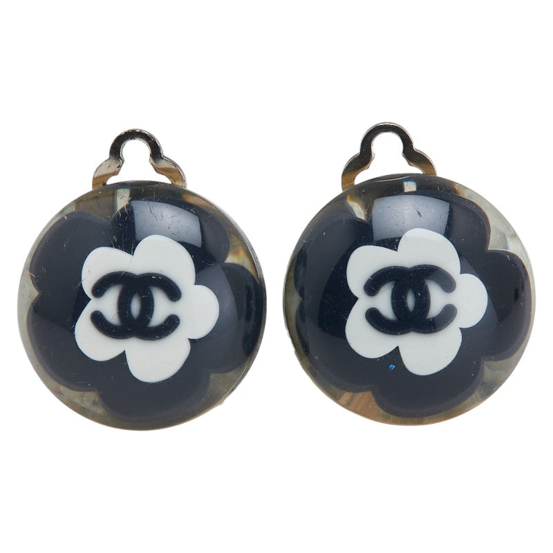 Chanel Coco Mark Camellia Earrings