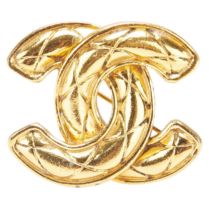 Chanel Coco Mark Matelasse Brooch