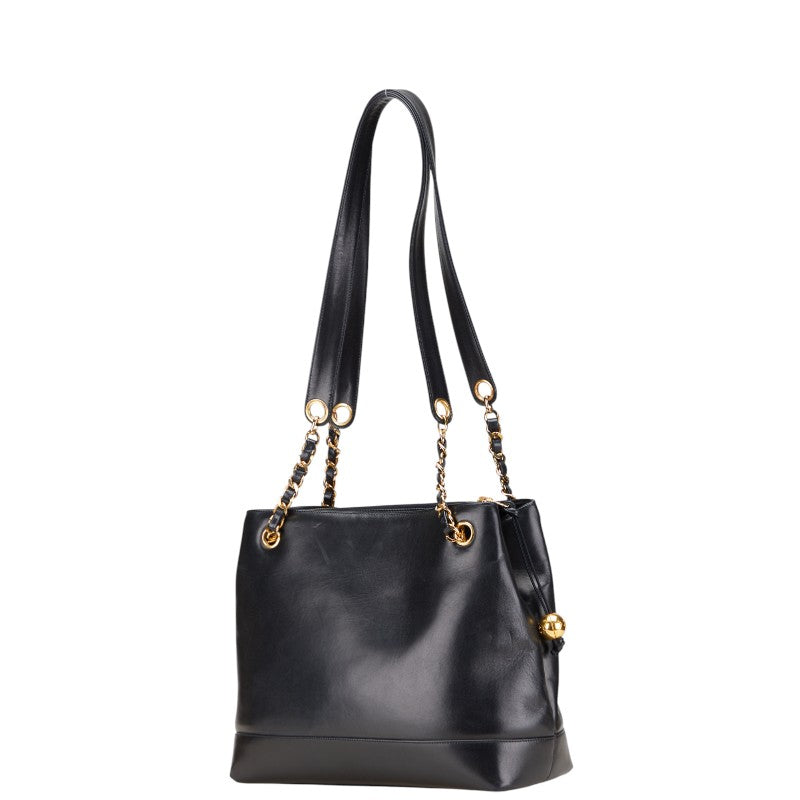 Chanel Coco Mark Lambskin Tote Bag