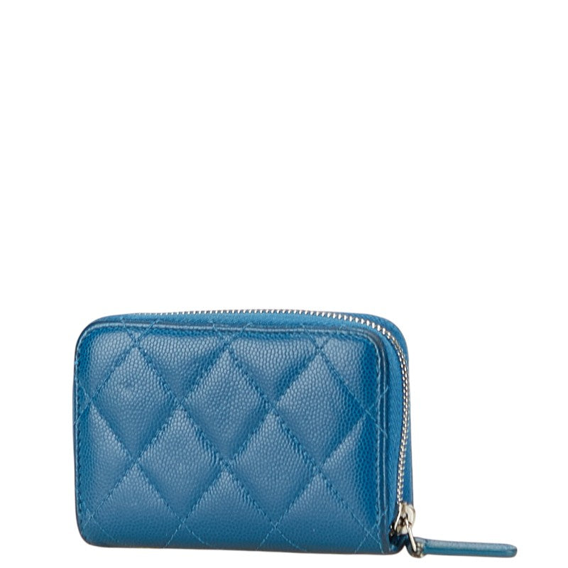 Chanel Coco Mark Matelasse Caviar Coin Case