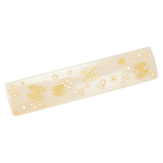Chanel Coco Mark Pearl Barrette