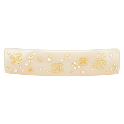 Chanel Coco Mark Pearl Barrette