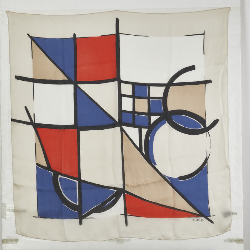 Chanel Coco Mark Silk Scarf