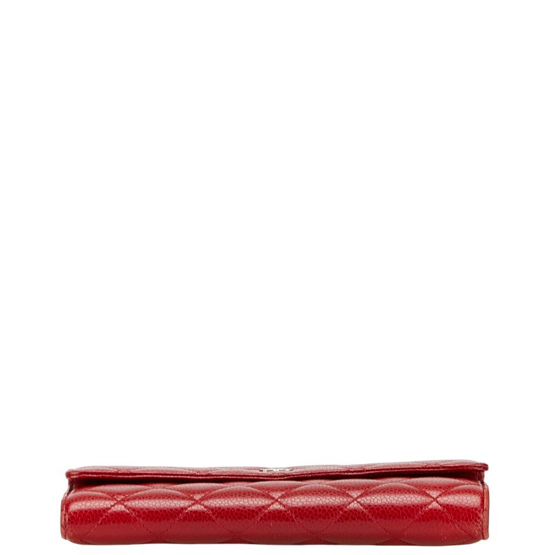 Chanel Matelasse Caviar Skin Long Wallet