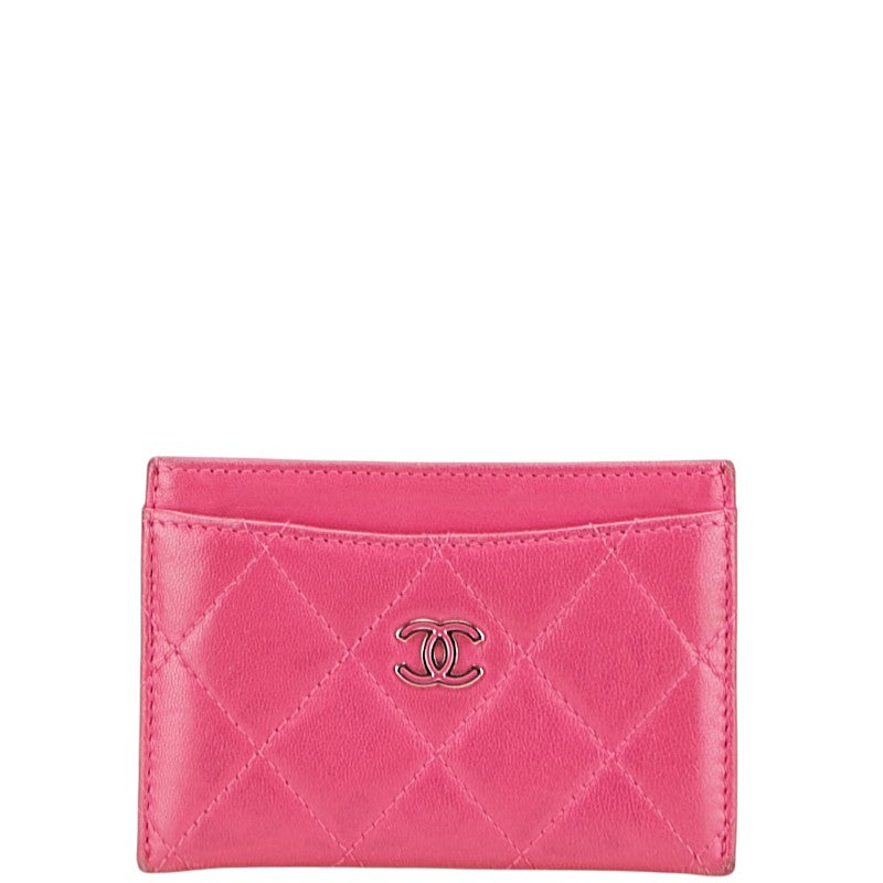 Chanel Coco Mark Matelassé Lambskin Card Case