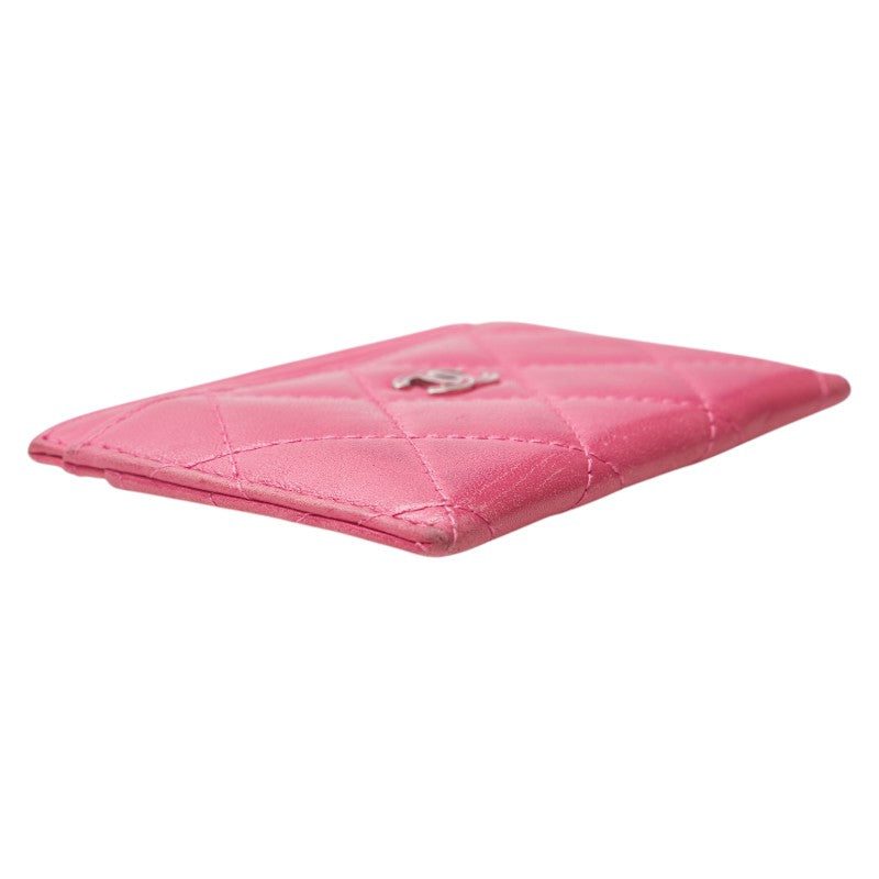 Chanel Coco Mark Matelassé Lambskin Card Case