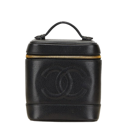 Chanel Coco Mark Caviar Vanity Bag