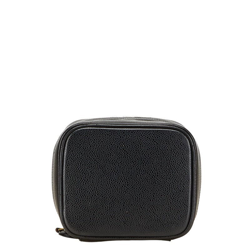 Chanel Coco Mark Caviar Vanity Bag