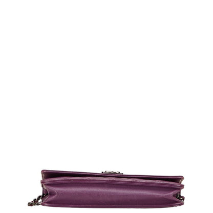 Chanel Boy Chanel Lambskin Chain Shoulder Bag