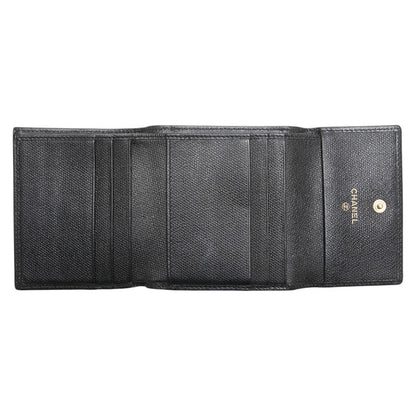 Chanel Coco Mark Leather Wallet