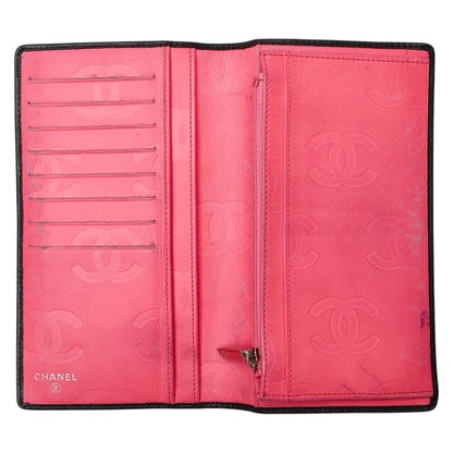 Chanel Cambon Line Lambskin Long Wallet