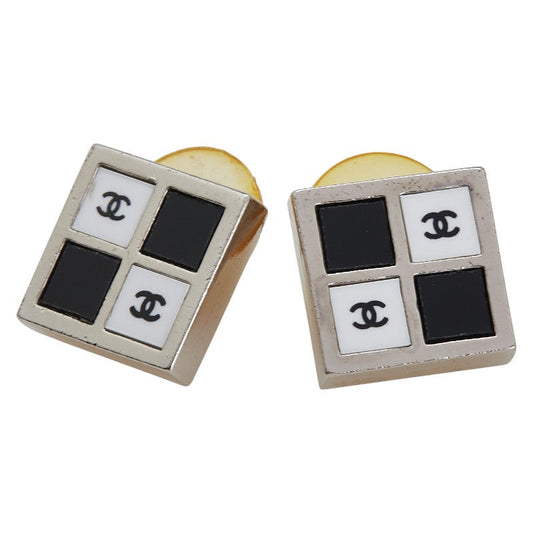 Chanel Coco Mark Square Earrings