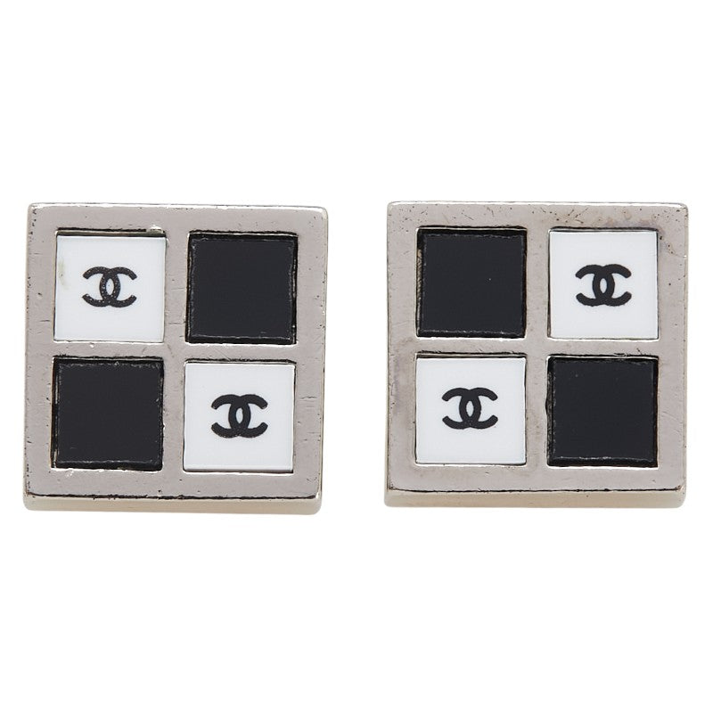 Chanel Coco Mark Square Earrings