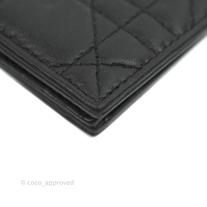 Christian Dior Mini Lady Dior Wallet Black Cannage Lambskin