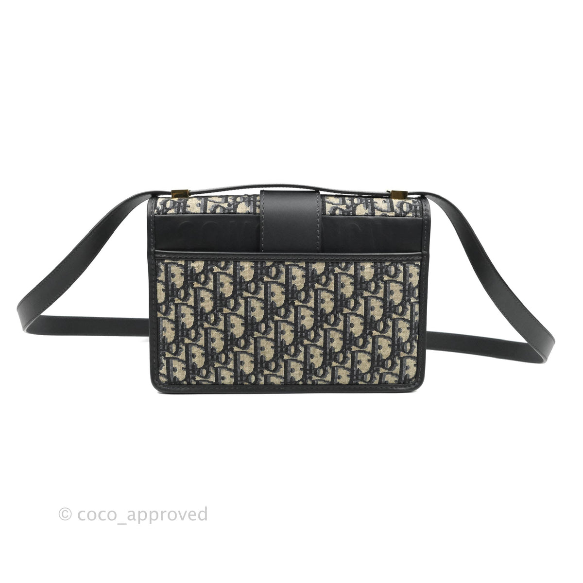 Dior 30 Montaigne Bag Blue Dior Oblique Jacquard