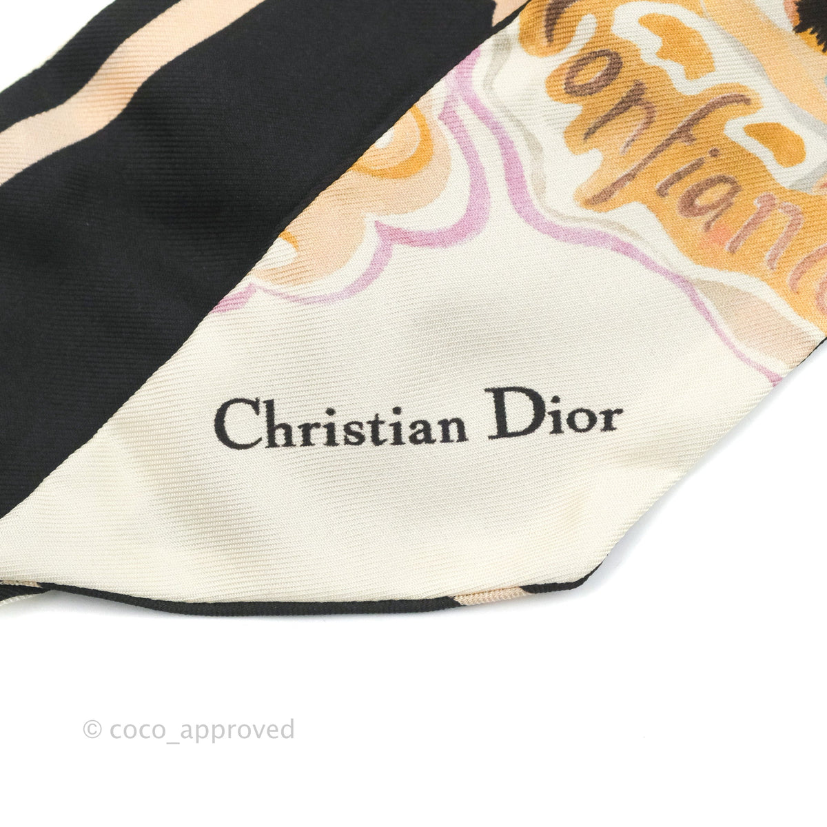 Christian Dior Dioramour Scarf Twilly