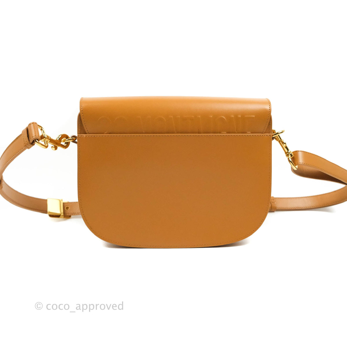 Dior Medium Bobby Bag Camel Calfskin Gold Hardware