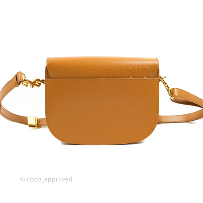 Dior Medium Bobby Bag Camel Calfskin Gold Hardware