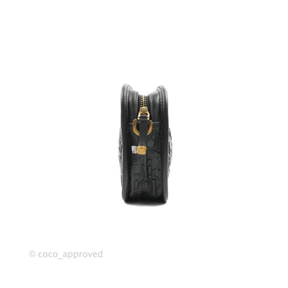 Dior Diorquake Clutch Black Oblique Embossed Calfskin