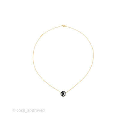 Christian Dior Rose Celeste Necklace Yellow and White Gold Diamond