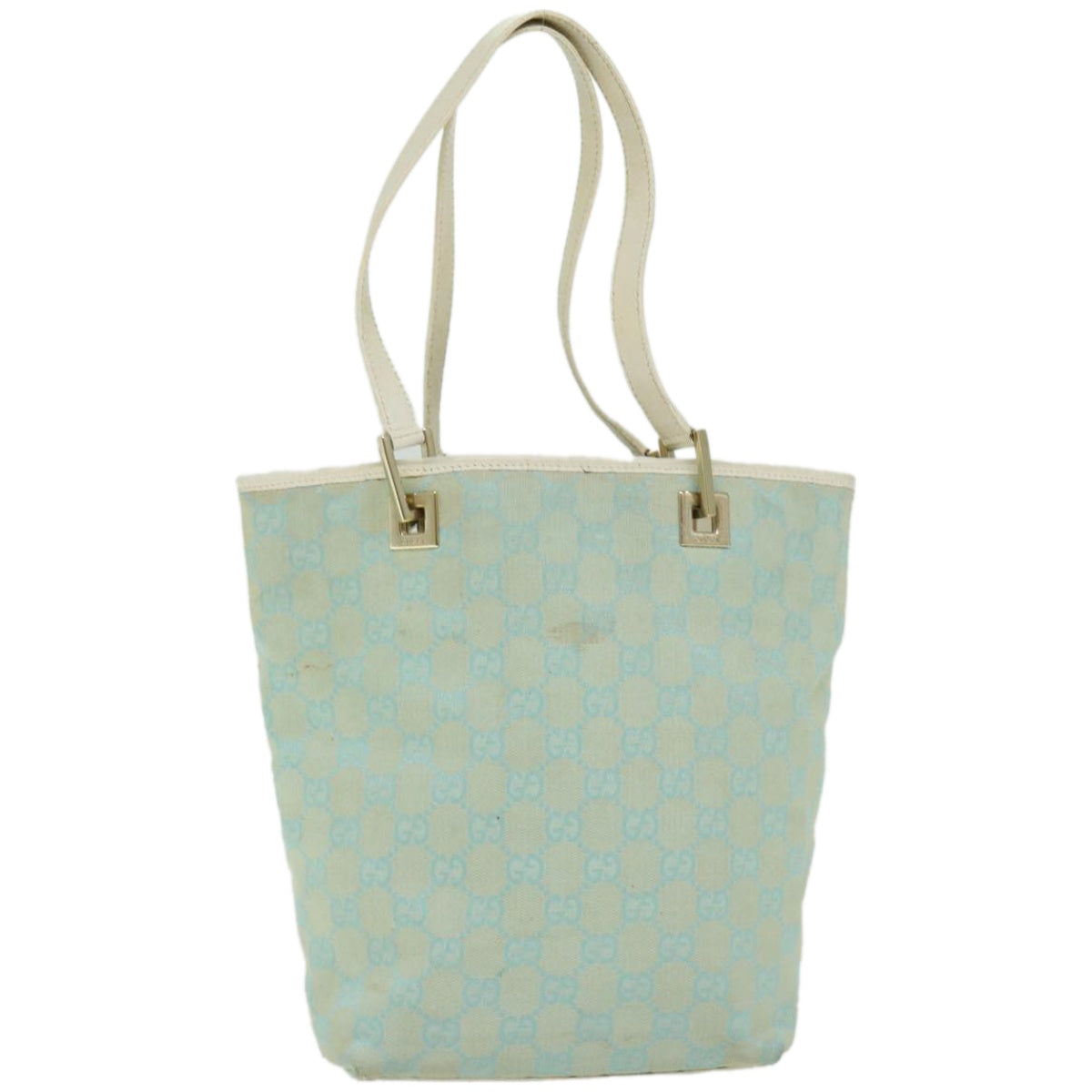 Gucci Gg Canvas Blue Canvas Handbag
