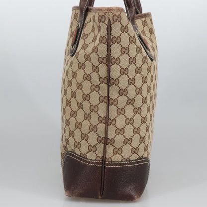 Gucci Sherry Beige Canvas Tote Bag
