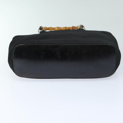 Gucci Bamboo Black Synthetic Handbag