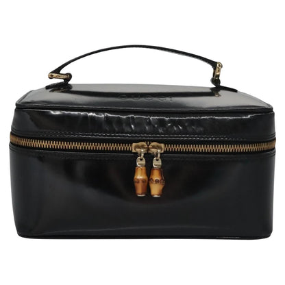 Gucci Black Patent Leather Handbag ()