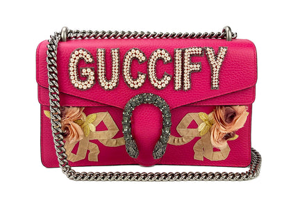Gucci Dionysus Pink Guccify Small Shoulder Bag NWOT