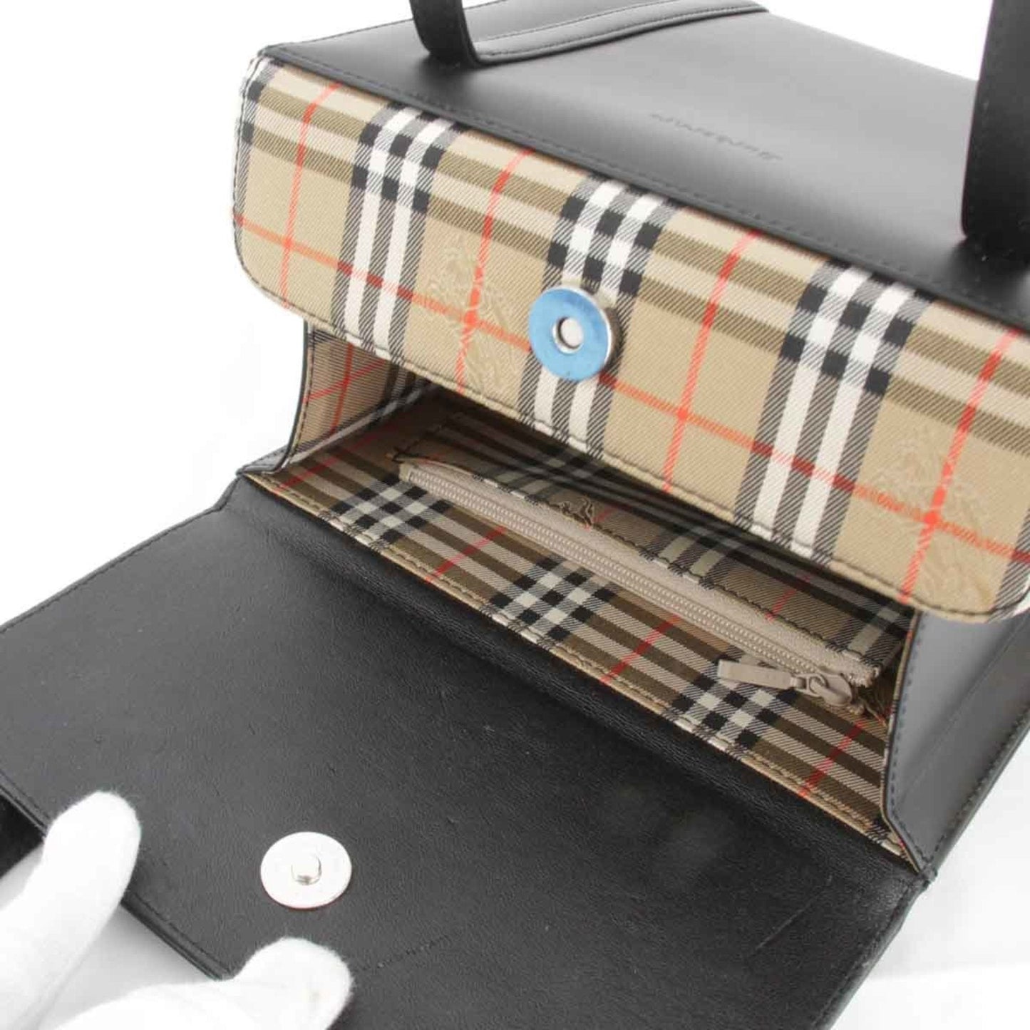 BURBERRY Nova Check Handbag