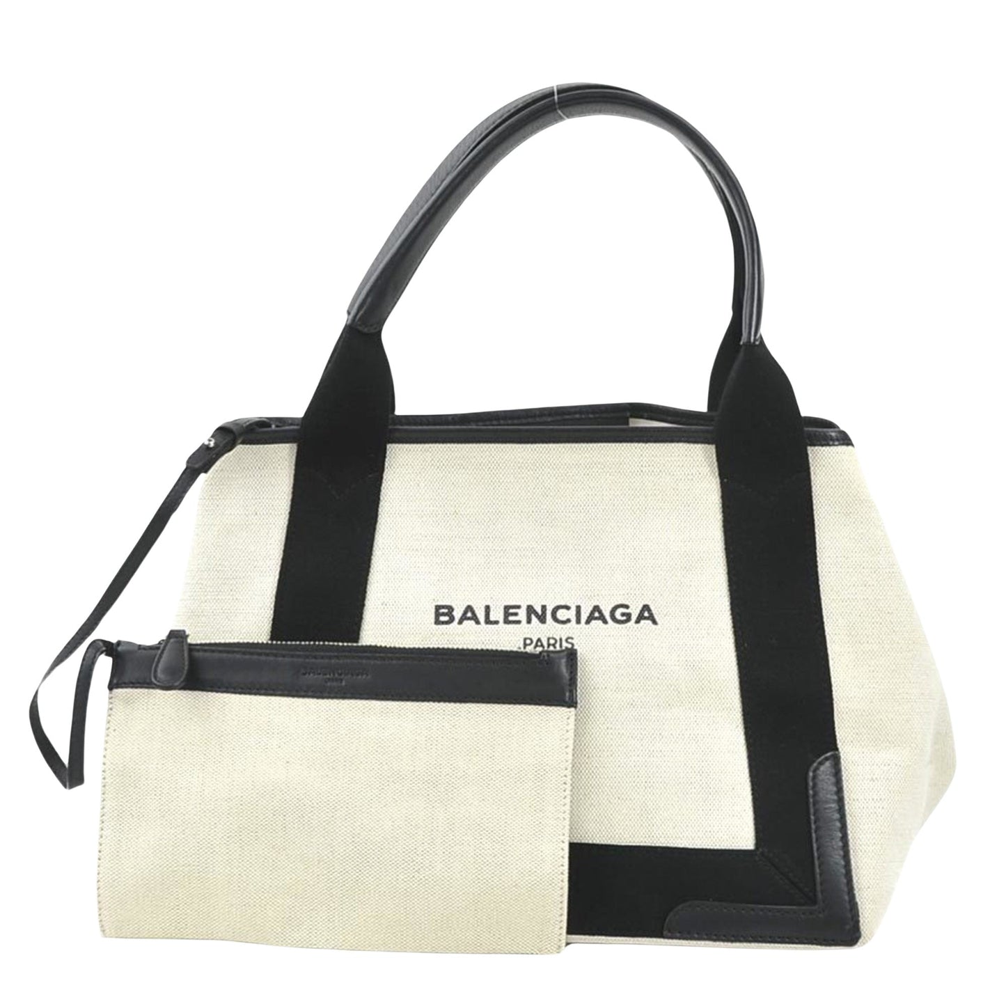 Balenciaga Navy Cabas Tote
