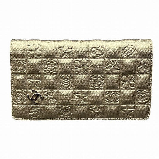 Chanel Icon Line Leather Wallet