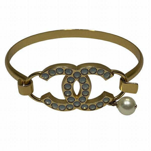 Chanel Coco Mark Faux Pearl Bangle