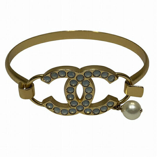 Chanel Coco Mark Faux Pearl Bangle