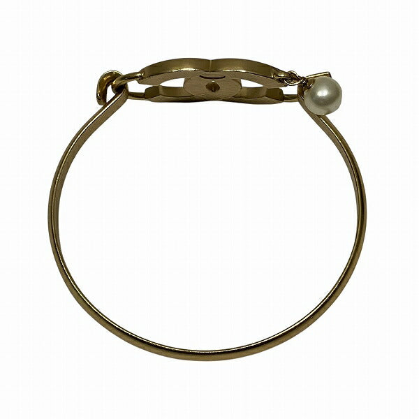 Chanel Coco Mark Faux Pearl Bangle