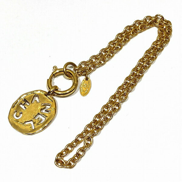 Chanel Logo Necklace