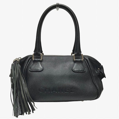 Chanel Calf Leather 2way Boston Bag