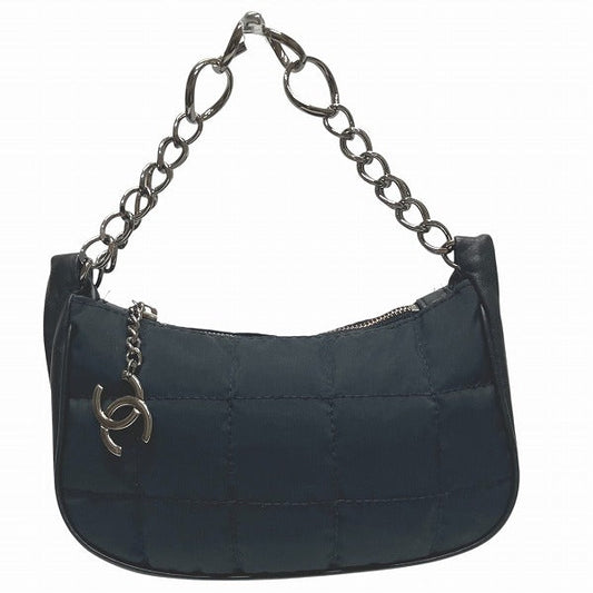 Chanel Choco Bar Nylon Lambskin Handbag