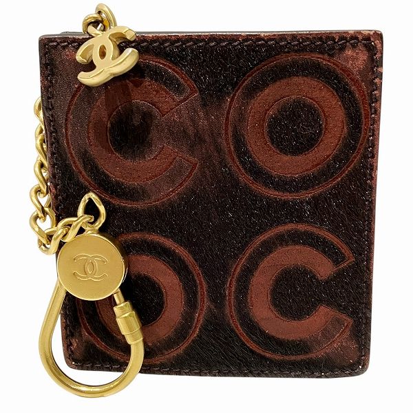 Chanel Coco Mark Harako Leather Coin Case