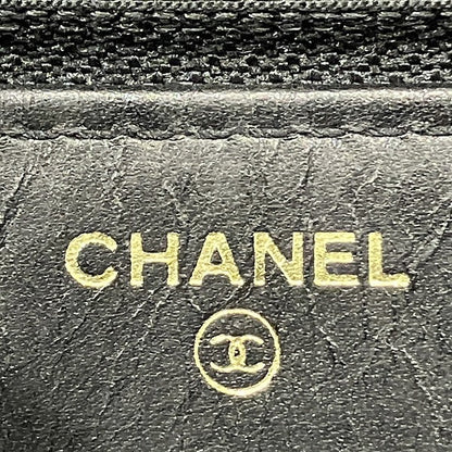 Chanel Coco Mark Caviar Long Wallet