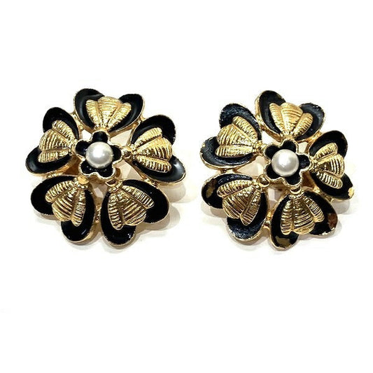 Chanel Camellia Earrings