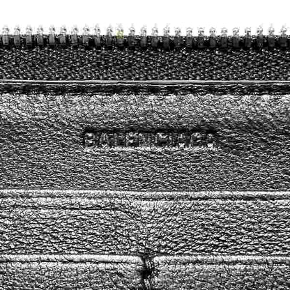 Balenciaga Leather Zip-Around Wallet 674763
