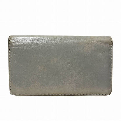Chanel Coco Mark Leather Long Wallet