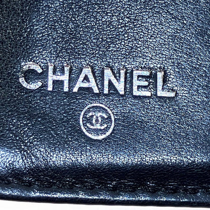 Chanel Camellia Enamel Long Wallet