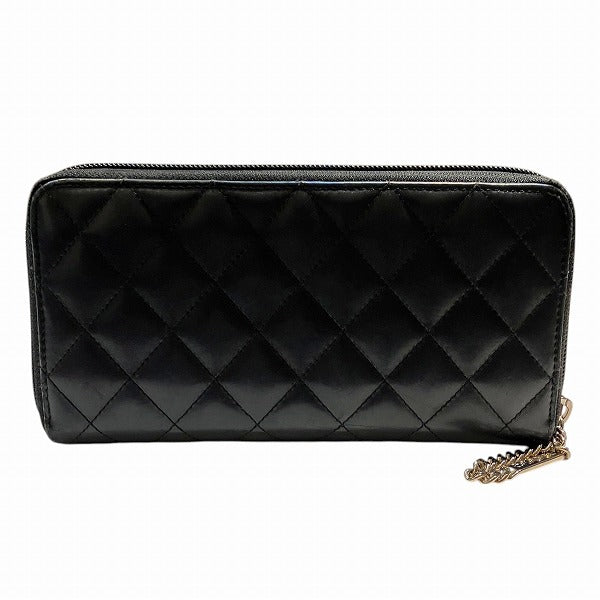 Chanel Cambon Line Leather Long Wallet