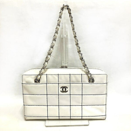 Chanel Choco Bar Lambskin Shoulder Bag