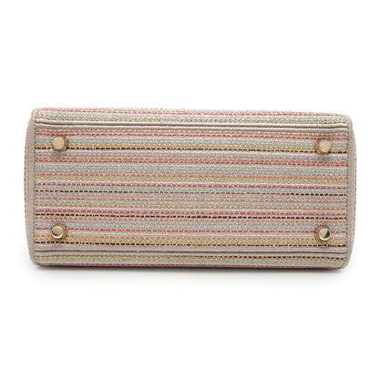 Dior Lady Delight Beige/Multicolor Canvas Size Medium