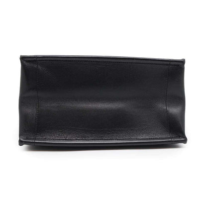 Dior ArchiCannage Essential ChainTote Bag Black Leather Size Small